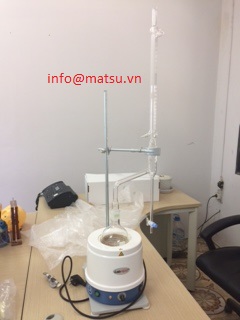 Bộ chưng cất xác định hàm lượng nước