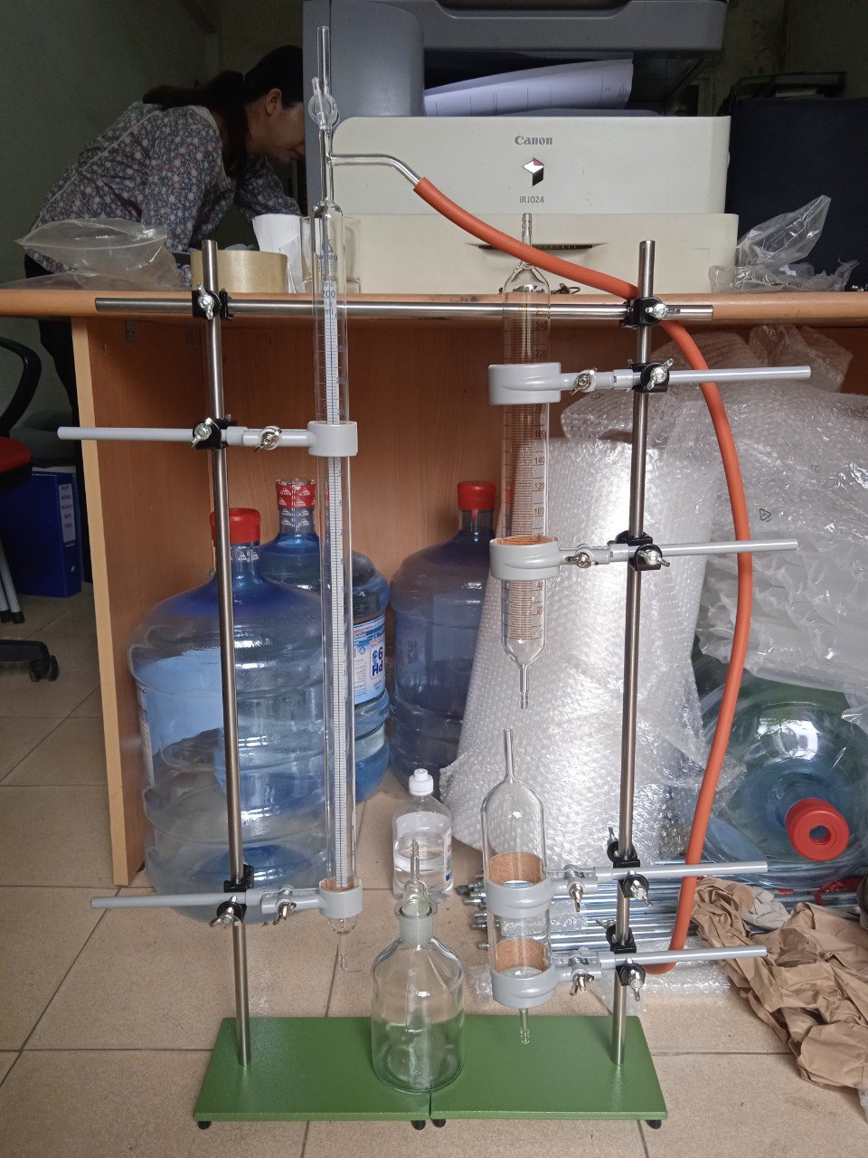 Bộ dụng cụ xác định CaCO3